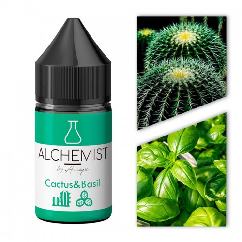 Премиум жидкость Солевой Alchemist — Cactus Basil 30 ml