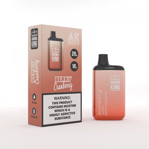 Одноразовая электронная сигарета — Aroma King 5500 Berry Cranberry