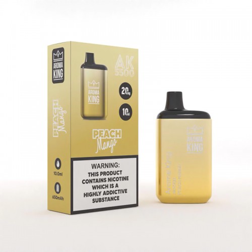 Одноразовая электронная сигарета — Aroma King 5500 Peach Mango