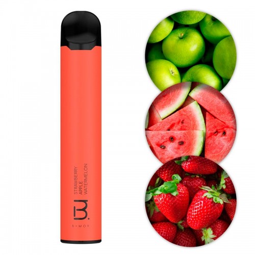 Одноразовая электронная сигарета — BMOR Saturn - Strawberry Apple Watermelon