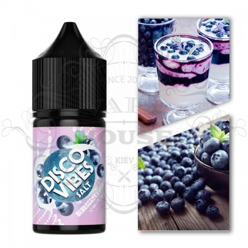 Премиум жидкость Disco Vibes SALTED — Blueberry Yogurt