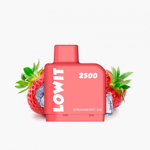 Картридж ElfBar LOWIT 2500 Strawberry Ice