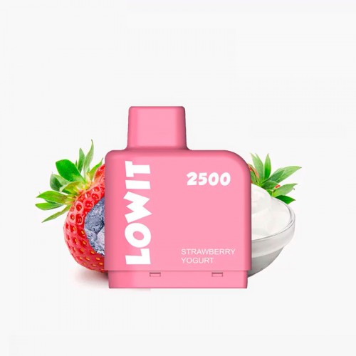 Картридж ElfBar LOWIT 2500 Strawberry Yogurt