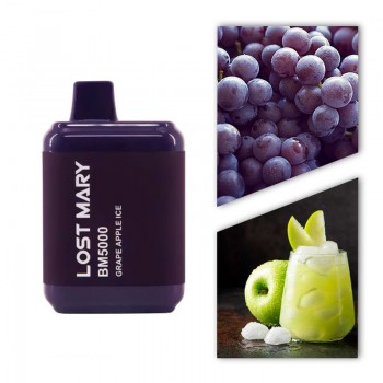 Lost Mary BM5000 - Grape Apple Ice (перезаряжаемая)