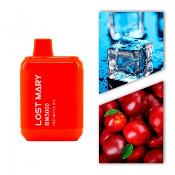 Lost Mary BM5000 - Red Apple Ice (перезаряжаемая)