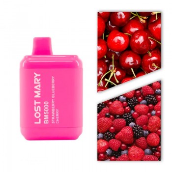 Lost Mary BM5000 - Strawberry Blueberry Cherry (перезаряжаемая)
