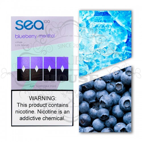 Картридж SEA Salt — Blueberry Menthol