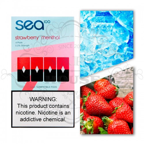 Картридж SEA Salt — Strawberry Menthol