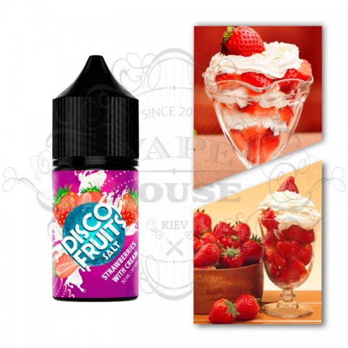 Премиум жидкость Disco Fruits SALTED — Strawberries With Cream