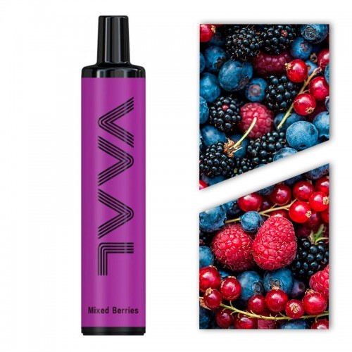 Одноразовая электронная сигарета — VAAL - Mixed Berries 1500 затяжек