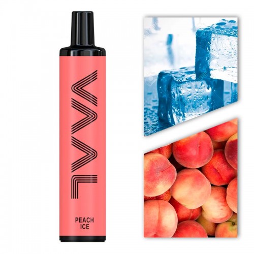 Одноразовая электронная сигарета — VAAL - Peach Ice 1500 затяжек