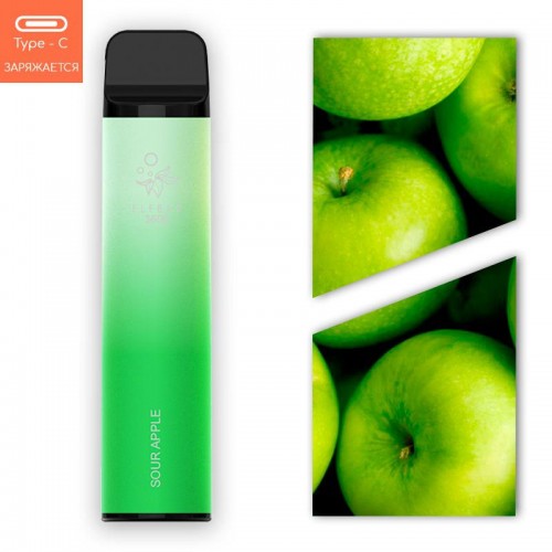 Одноразовая электронная сигарета — ELFBAR 3600 Sour Apple