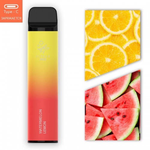 Одноразовая электронная сигарета — ELFBAR 3600 Watermelon Lemon