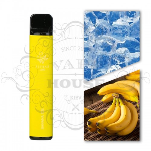 Одноразовая электронная сигарета — ELFBAR 1500 Banana Ice