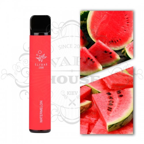 Одноразовая электронная сигарета — ELFBAR 1500 Watermelon
