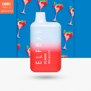 ElfBar BC4000 - Red Mojito (перезаряжаемый)