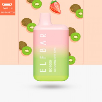 ElfBar BC4000 - Strawberry Kiwi (перезаряжаемый)