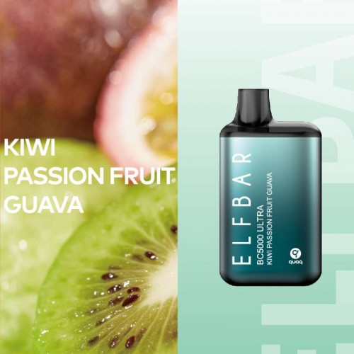 Одноразовая электронная сигарета — ELFBAR BC5000 Ultra Kiwi Passion Fruit Guava