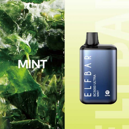 Одноразовая электронная сигарета — ELFBAR BC5000 Ultra Grape Honeydew