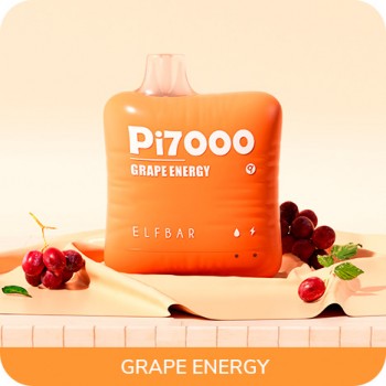 ElfBar Pi7000 - Grape Energy (перезаряжаемая)