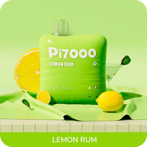 Одноразовая электронная сигарета — ELFBAR Pi7000 Lemon Rum
