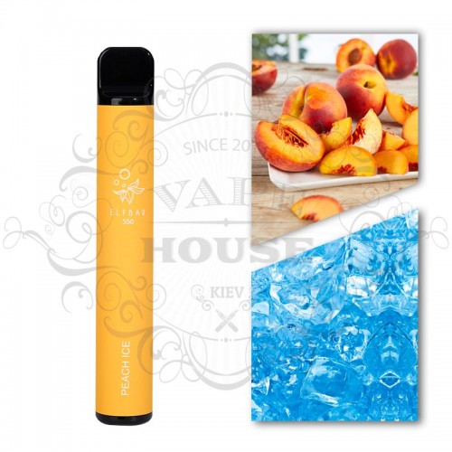 Одноразовая электронная сигарета — ELFBAR 550 Peach Ice