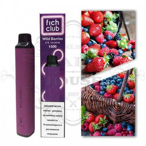 Одноразовая электронная сигарета — Fich Club Wild Berries