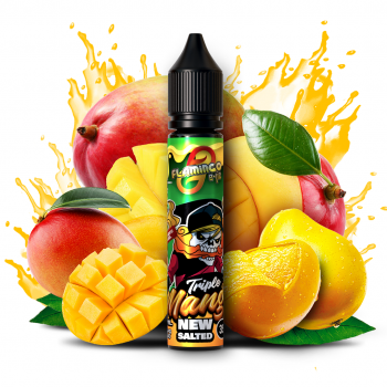 Э-жидкость Flamingo New Salted - Triple Mango