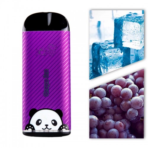 Одноразовая электронная сигарета — Hello Panda - Grape Ice