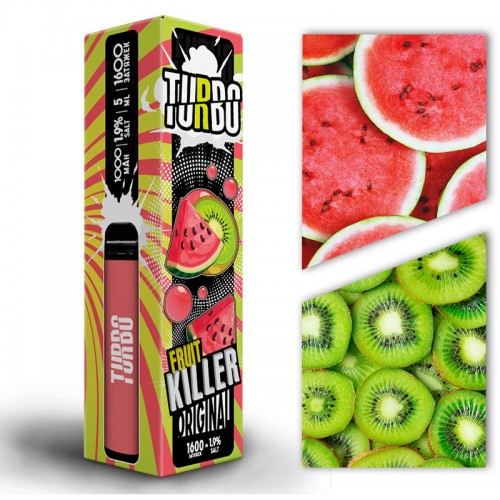 Одноразовая электронная сигарета — Turbo - Fruit Killer 1600 затяжек