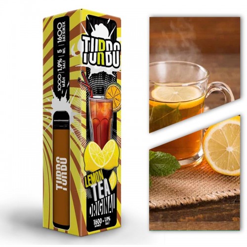 Одноразовая электронная сигарета — Turbo - Lemon Tea 1600 затяжек