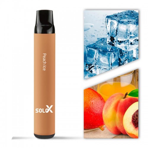Одноразовая электронная сигарета — Vapeman Solo X 1500 Peach Ice