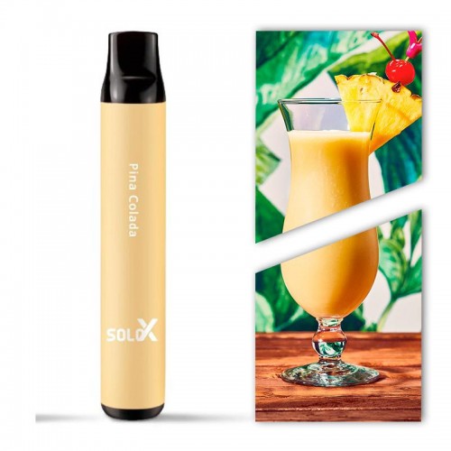 Одноразовая электронная сигарета — Vapeman Solo X 1500 Pina Colada
