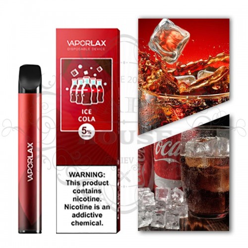 Одноразовая электронная сигарета — Vaporlax Disposable Mate Ice Cola